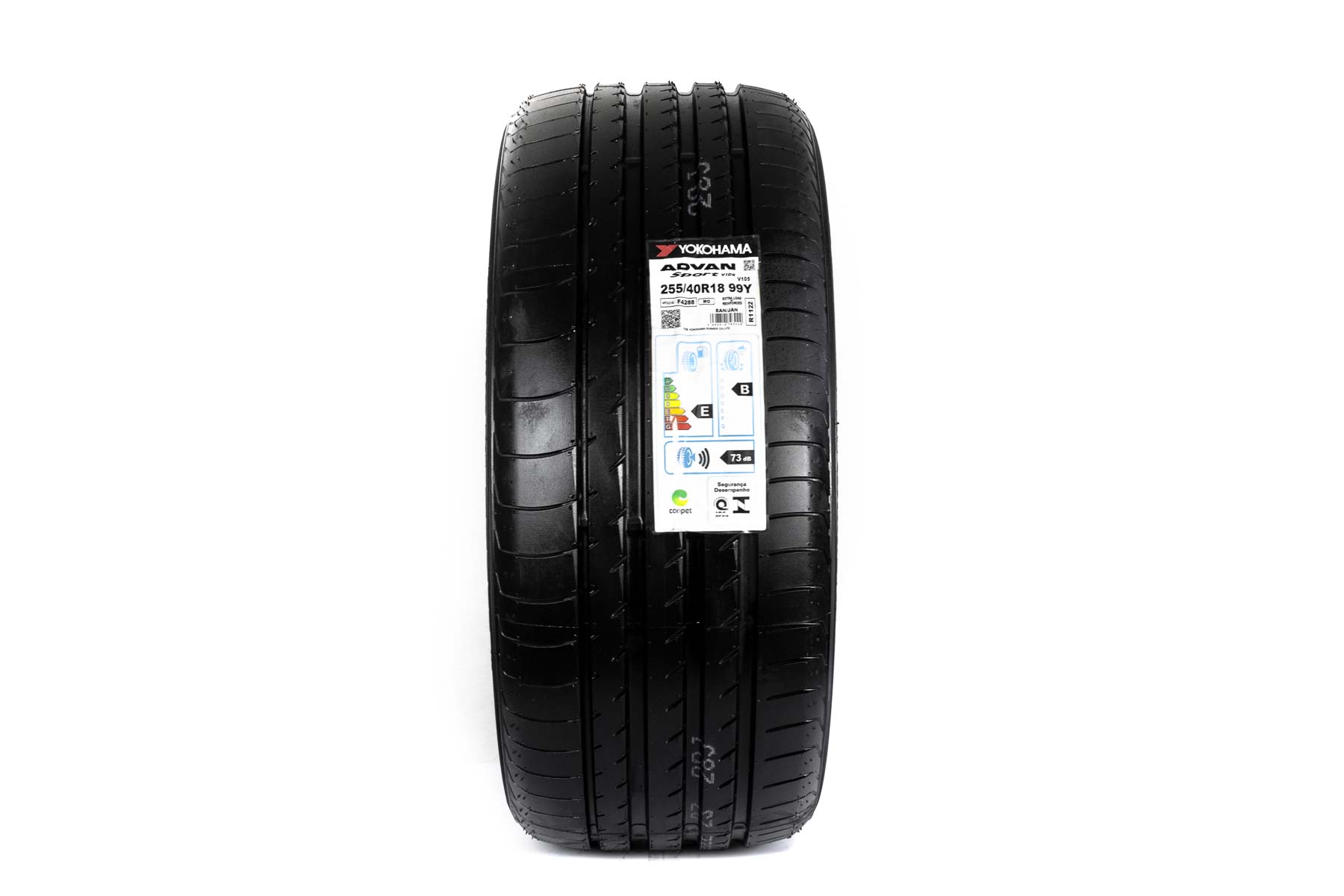 激安大特価！ ヨコハマタイヤ アドバン スポーツV105 255 40R18 40-18 99Y 18インチ 4本セット ADVAN Sport  V105 YOKOHAMA サマータイヤ